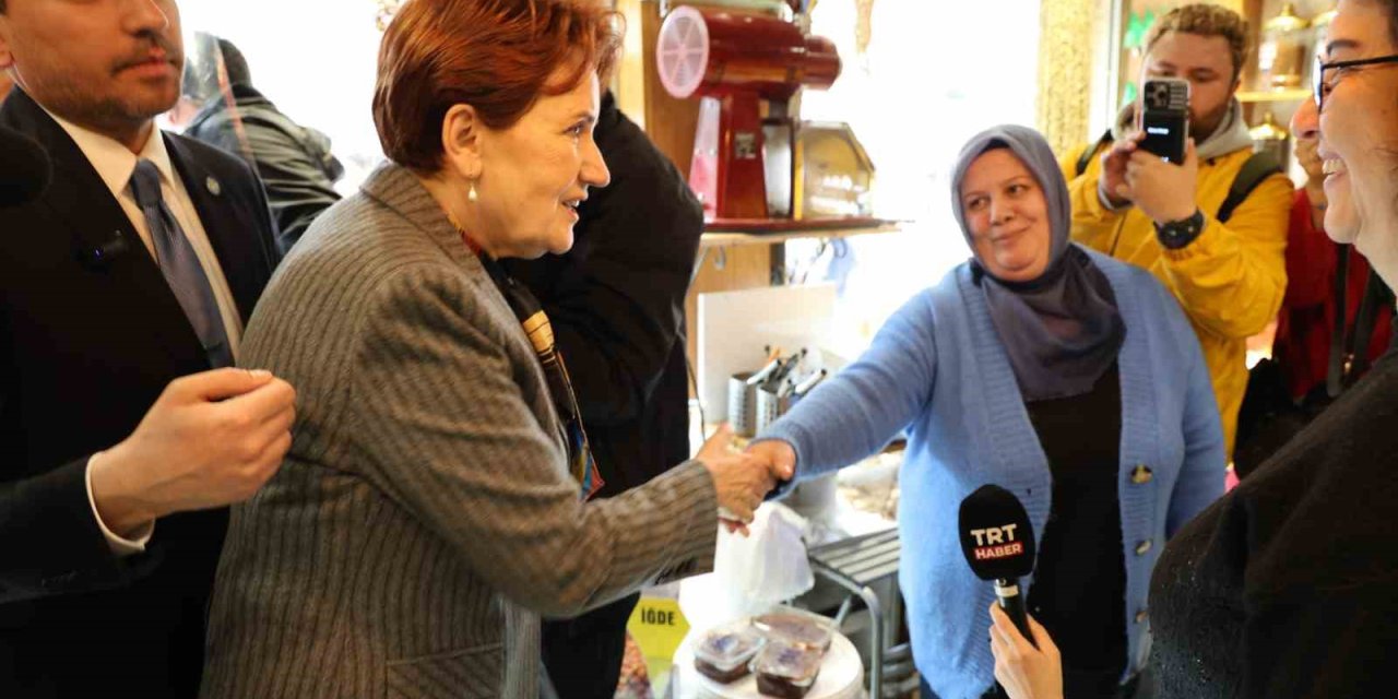 Meral Akşener Eskişehir’de Esnaf Ziyareti Gerçekleştirdi
