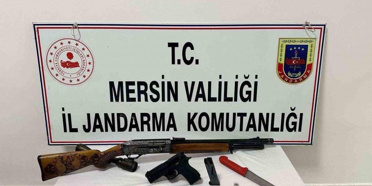 Mersin’de Silah Kaçakçılığına Yönelik Düzenlenen Operasyonda 1 Silah Şüpheli Ölüm Olayının Silahı Çıktı