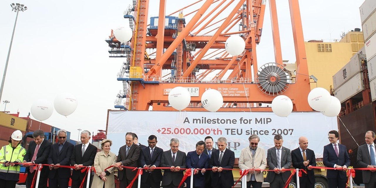 Mıp 25 Milyon Teu’nun Üzerinde Konteyner Elleçleyerek Yeni Bir Kilometre Taşına Ulaştı