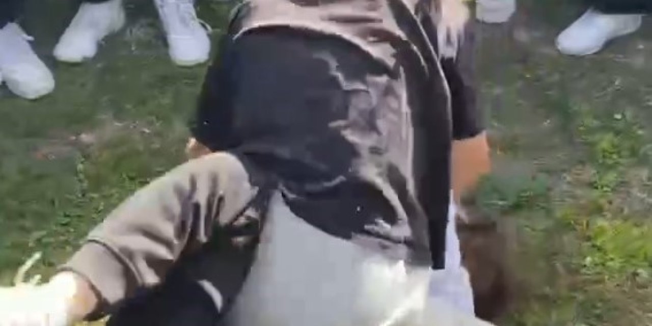 Boks Ringi Değil Liseli Kızların Sokak Dövüşü: Arkadaşları Ayırmak Yerine İzledi