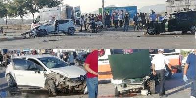 Karaman'da Trafik Kazası : 2 Yaralı