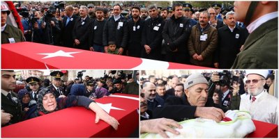 Aksaray'da Şehit Cenazesinde Yüreklerin Dağlandığı O An!