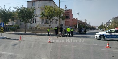 Karaman’da Trafik Kazası : 1 Ağır Yaralı