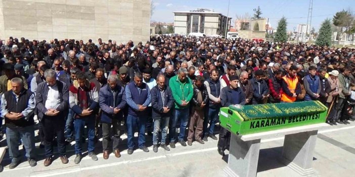 Kazada Ölen 2 Mermer İşçisi Karaman’da Son Yolculuğuna Uğurlandı