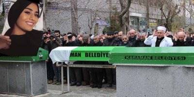 Hollanda'da Öldürülen Hümeyra, Karaman'da Gözyaşlarıyla Uğurlandı
