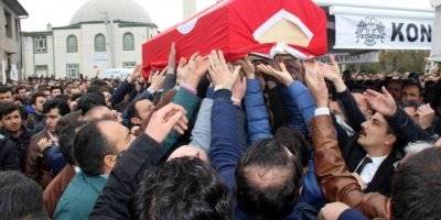 Polonya’da Öldürülen Furkan, Konya’da Son Yolculuğuna Uğurlandı