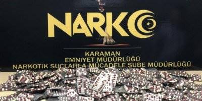 Karaman’da Baş Döndüren Uyuşturucu Hap Ticareti