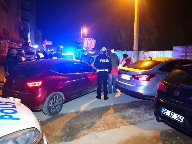 Aksaray'da Polisin üzerine Araç süren Alkollü Sürücü Kaçamadı
