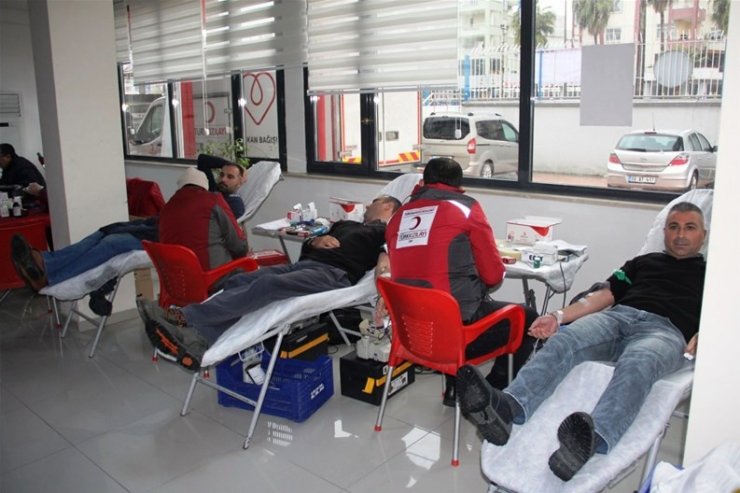 Mersin Gençlik Ve Spor İl Müdürlüğü Personellerinden Kan Bağışı