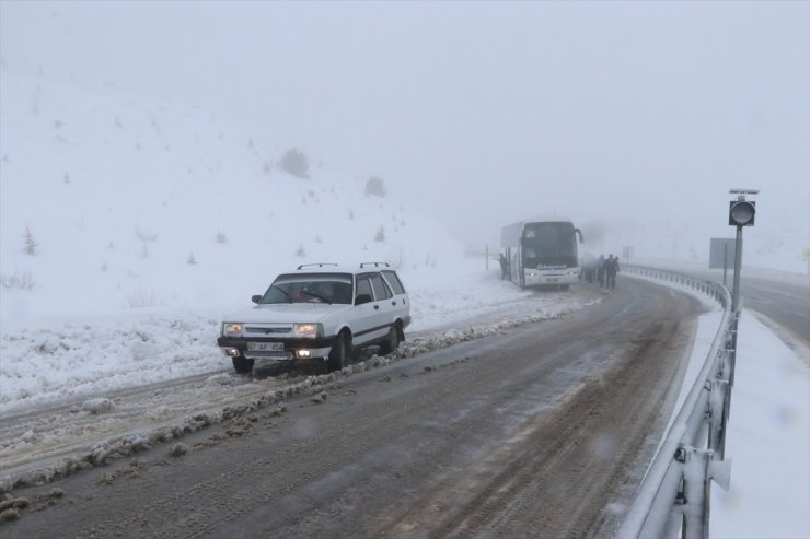 Karaman'da Kar Yağışı