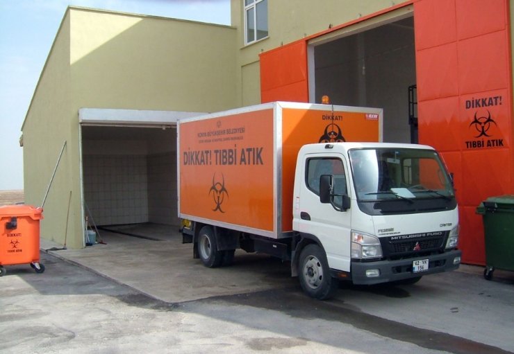 Konya ve Karaman'da Tıbbi Atıklar Bertaraf Ediliyor