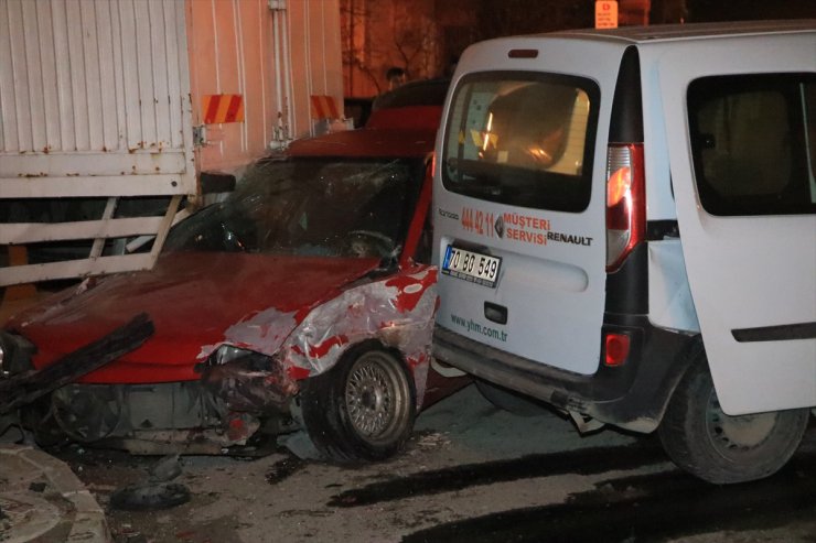 Karaman'da Trafik Kazası