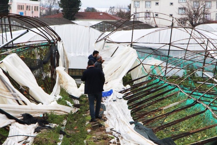 Antalya’da Hortumun Vurduğu Seralarda Servet Yatıyor