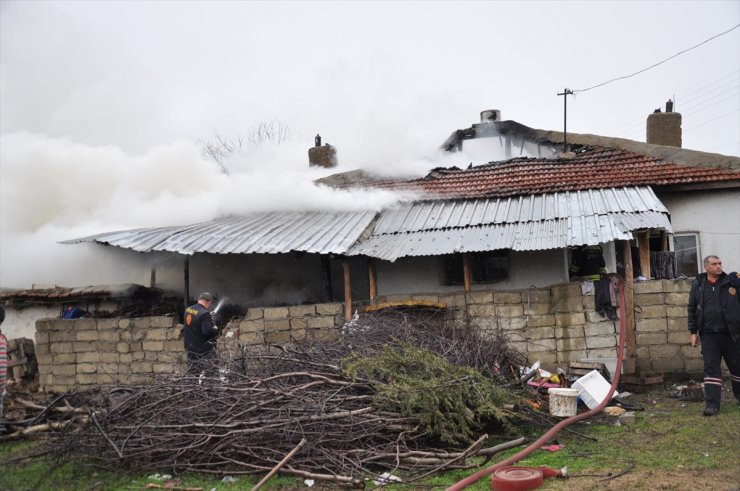 Konya'da Ev Yangını