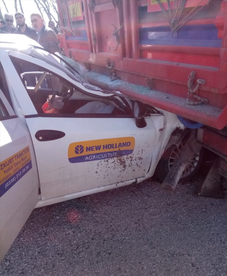 Konya'da Trafik Kazası: 1 Ölü