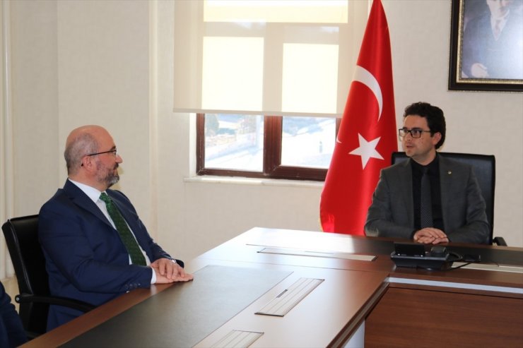 AK Parti Karaman Belediye Başkan Adayı Mahmut Şahin'den KTSO'ya Ziyaret