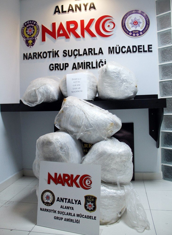 Antalya'da Uyuşturucu Operasyonuna 4 Tutuklama