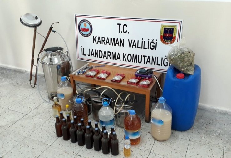 Karaman’da Sahte İçki Operasyonu