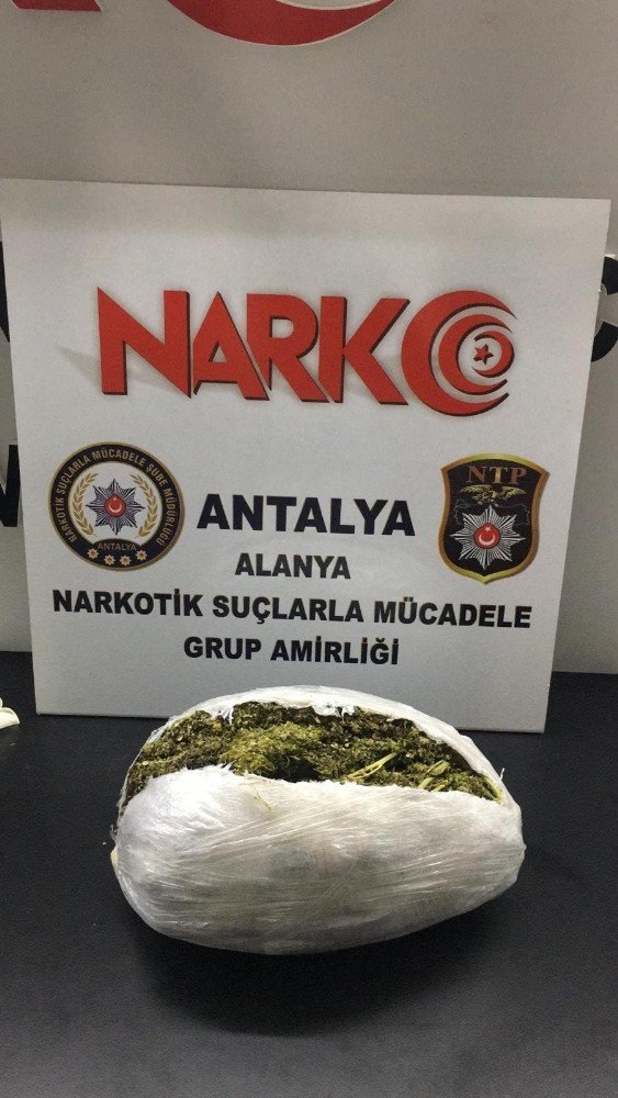 Antalya'da 1,5 Kilo Esrarla Yakalanan Şüpheli Tutuklandı