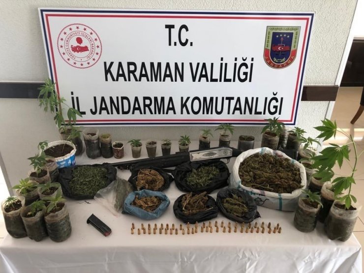 Karaman’da Uyuşturucu Operasyonu
