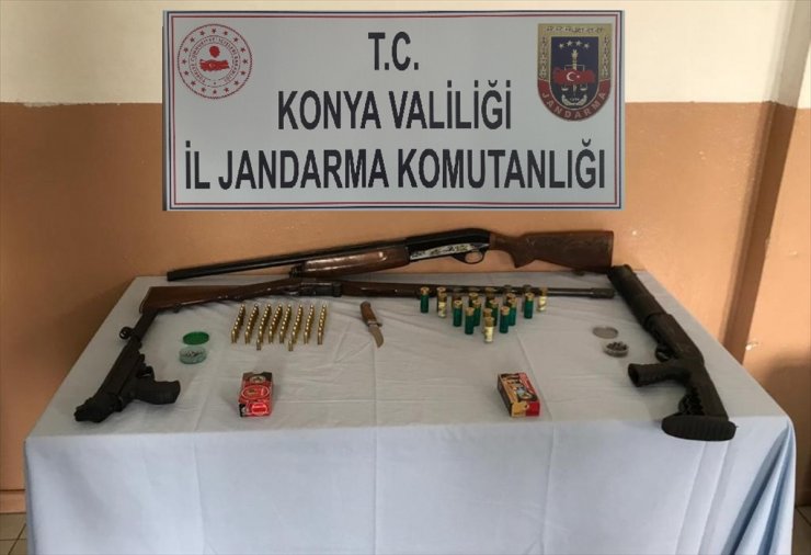 Konya'da Ruhsatsız Silah Operasyonu