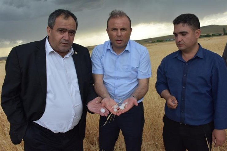 Konya'dan Sonra Aksaray’da Tarım Arazileri Doludan Zarar Gördü