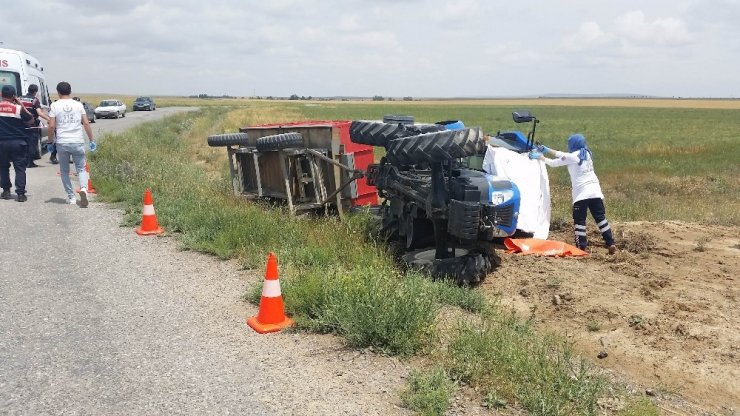 Konya'da Traktörün Altında Kalan Afgan İşçi Hayatını Kaybetti