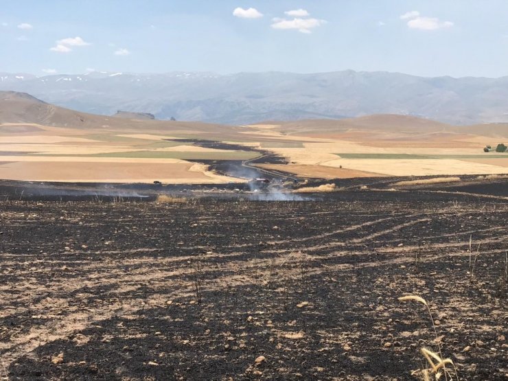 Ereğli’de Yanan Ekinler Ziya Oldu