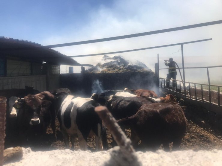 Aksaray’da Saman Yangını Büyümeden Söndürüldü