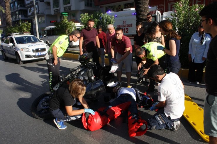 Antalya'da Yaşanan Kazada Kask Hayat kurtardı