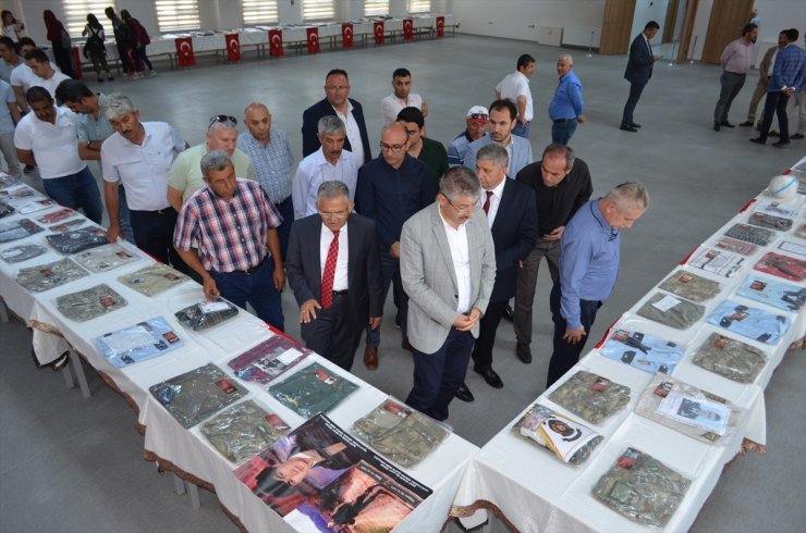 Kayseri'de Şehit ve Devlet Büyükleri Emanetleri Sergisi