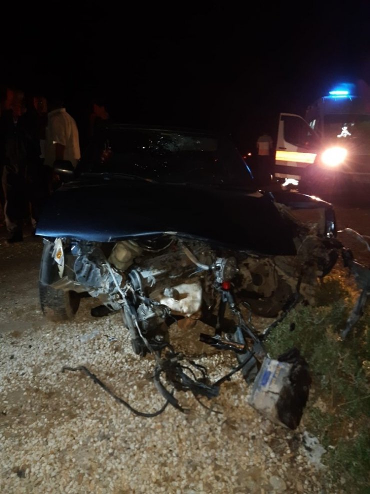 Erdemli Ayrancı Yolunda Trafik Kazası