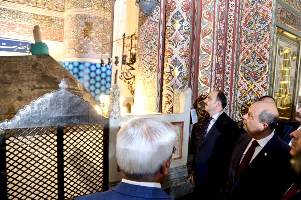 Kktc Başbakanı Ersin Tatar, Mevlana Müzesi'ni Ziyaret Etti