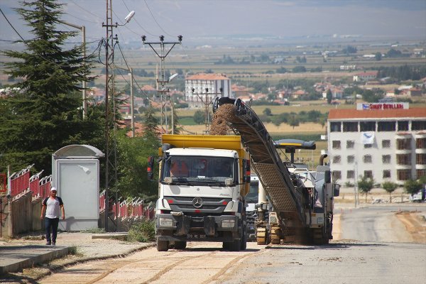 Karaman'da Asfalt Çalışmalarında Son Durum