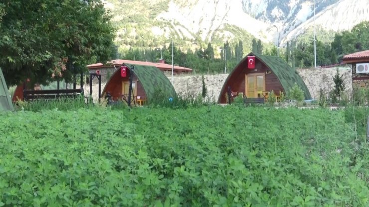 Torosların Eteğinde Bungalov Evlere Büyük İlgi