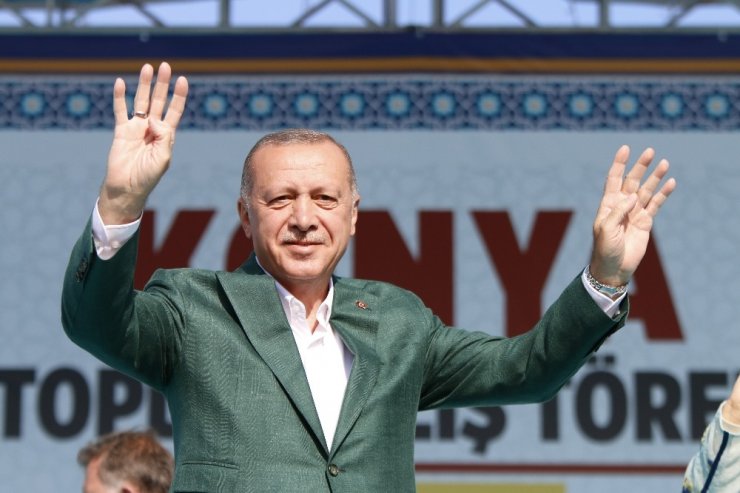 Cumhurbaşkanı Recep Tayyip Erdoğan Konya'da