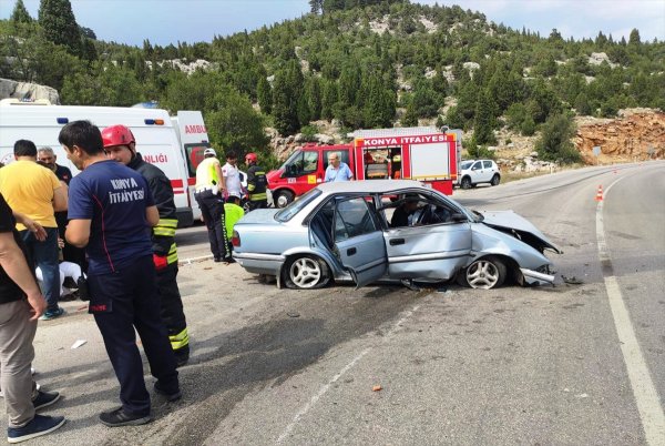 Konya'da Trafik Kazası: 5 Yaralı