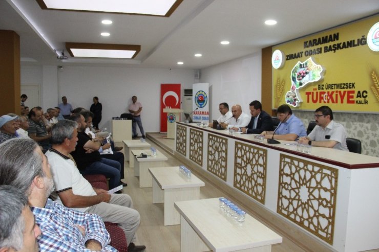 Karamanlı Çiftçiye Lavantanın Avantajları Anlatıldı