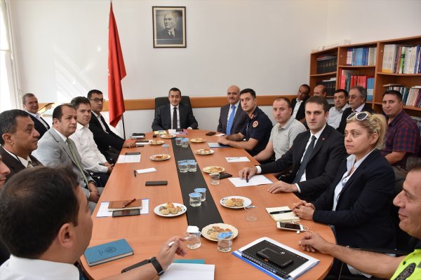 Kızılcahamam'da Güvenlik Toplantısı Yapıldı