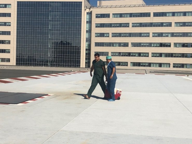 Niğde’den Ambulans Helikopterle Taşınan Kalp Ankara’da Atacak