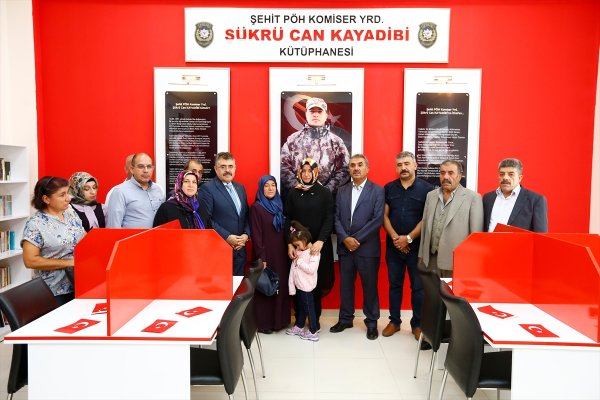 Şehit Polis Memurunun İsmi Kütüphanede Yaşatılacak
