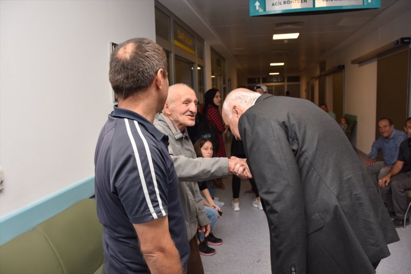 Kızılcahamam'da Başkan Acar’dan Hastane Ziyareti