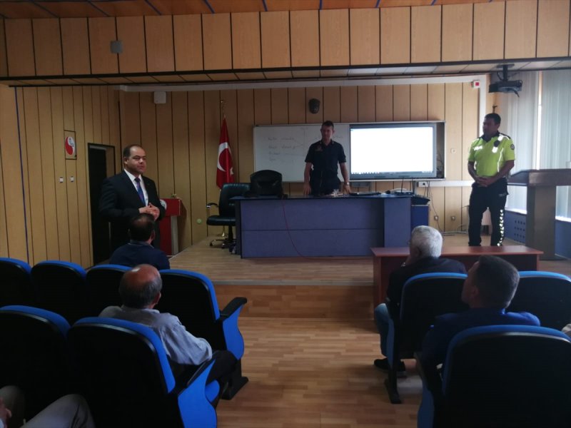 Seydişehir'de Servis Şoförlerine Eğitim Verildi