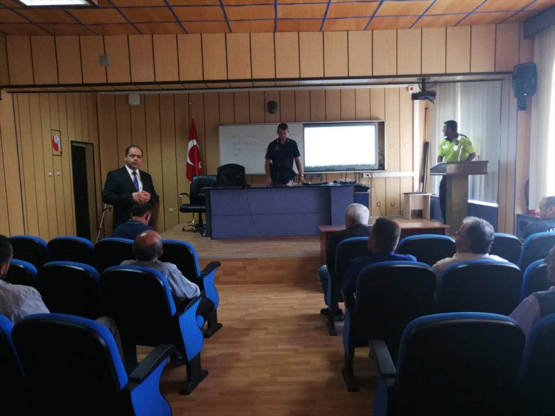 Seydişehir'de Servis Şoförlerine Eğitim Verildi