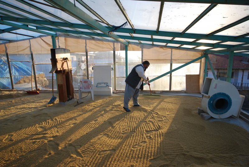 Taş Değirmende Geleneksel Yöntemlerle Bulgur Üretiyor