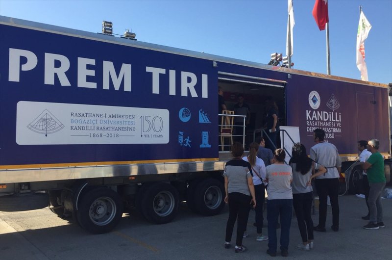 Kandilli Rasathanesinin Simülasyon Tırı Antalya'da