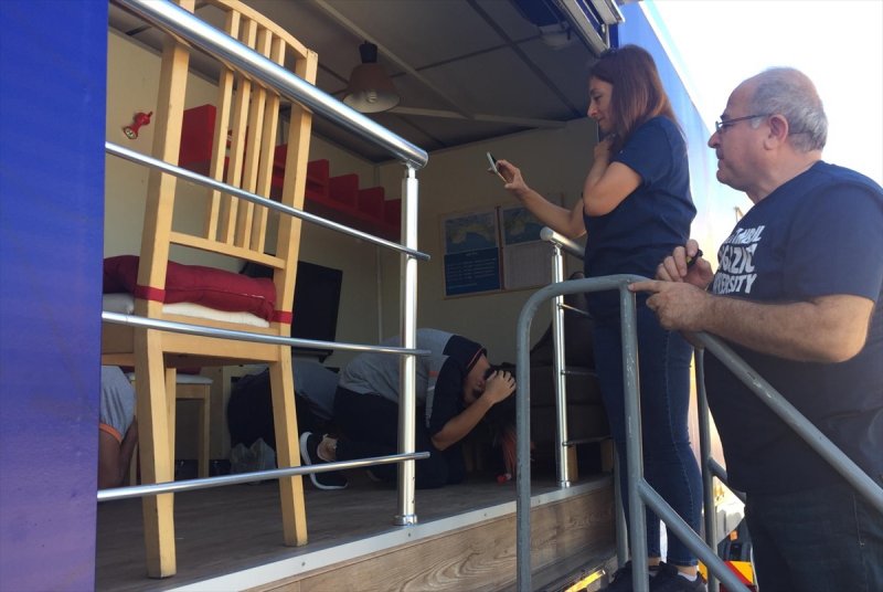 Kandilli Rasathanesinin Simülasyon Tırı Antalya'da