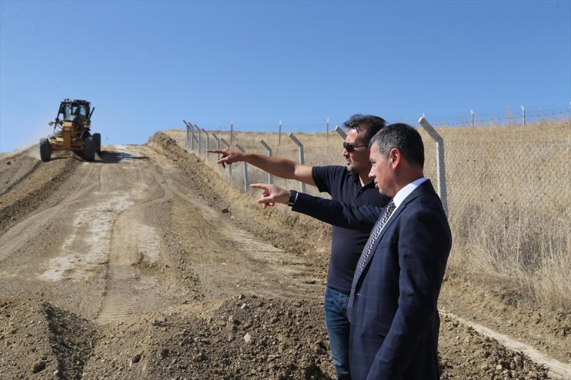 Başkan Şimşek Yol Çalışmalarını İnceledi