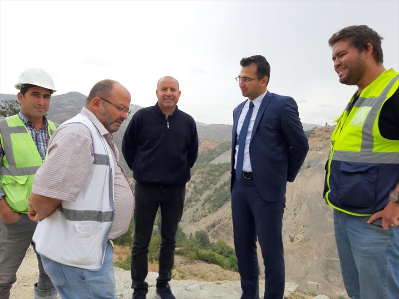 Kaymakam Taşkıran, Afşar-hadimi Tünel İnşaatını İnceledi
