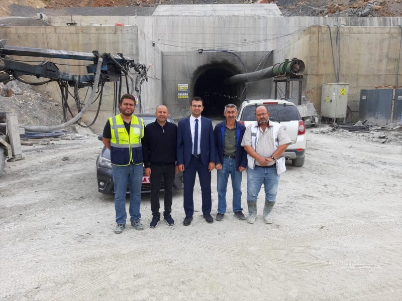 Kaymakam Taşkıran, Afşar-hadimi Tünel İnşaatını İnceledi